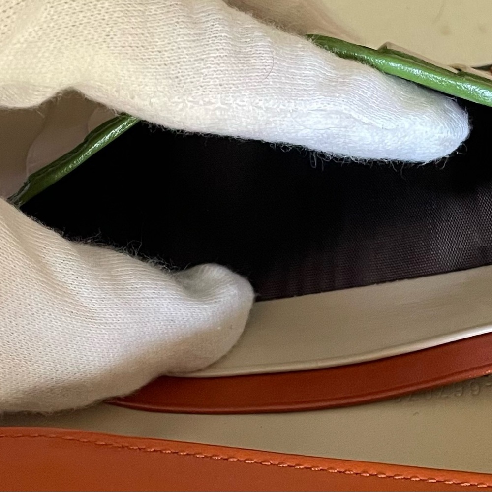 Ferragamo Authentic Vintage Black Textured Wallet w/ Colorful Leather Interior - Picture 8 of 14